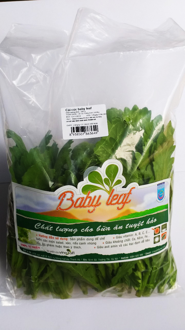 Cải cúc babyleaf
