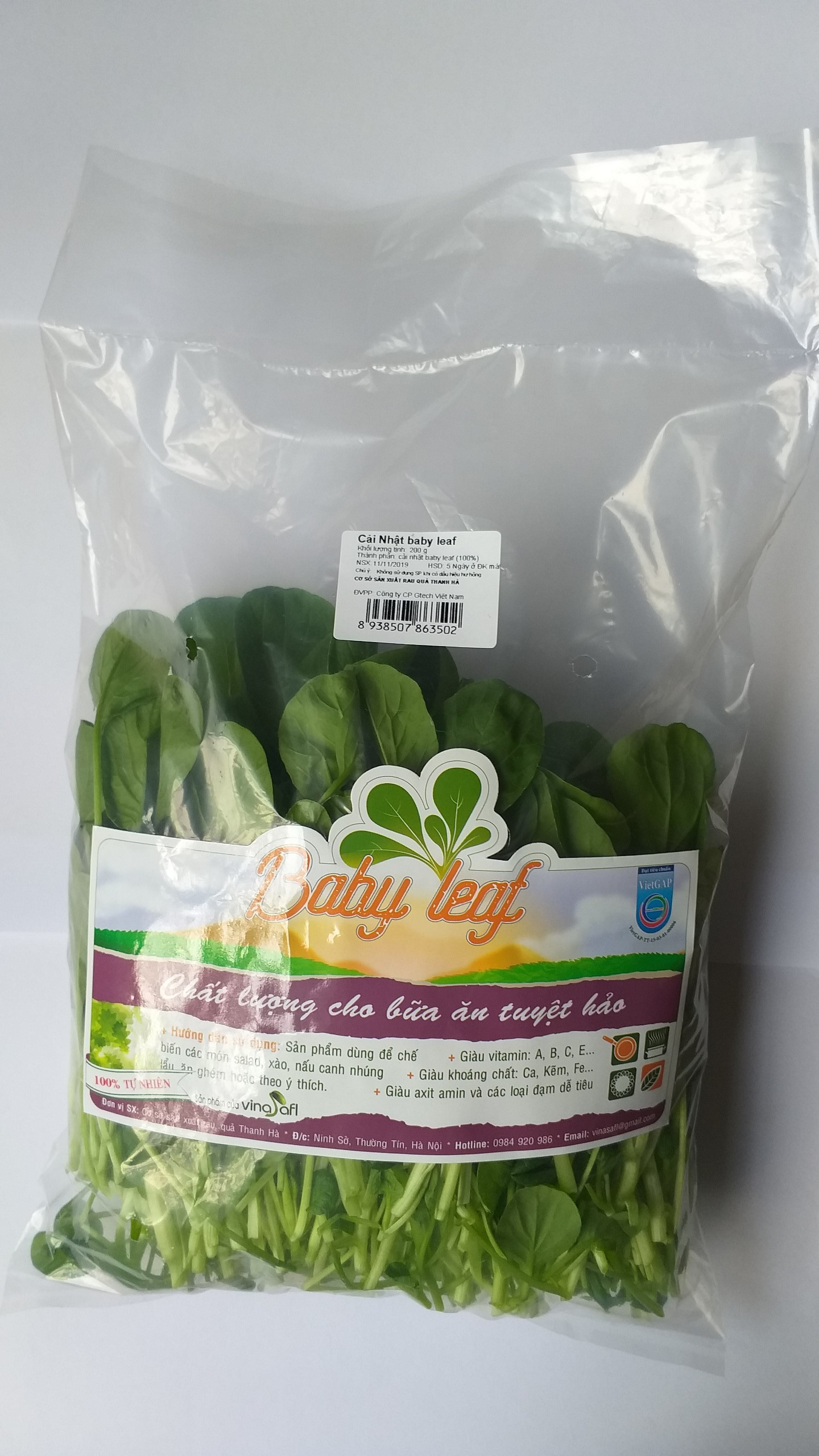 Cải Nhật Babyleaf 200g
