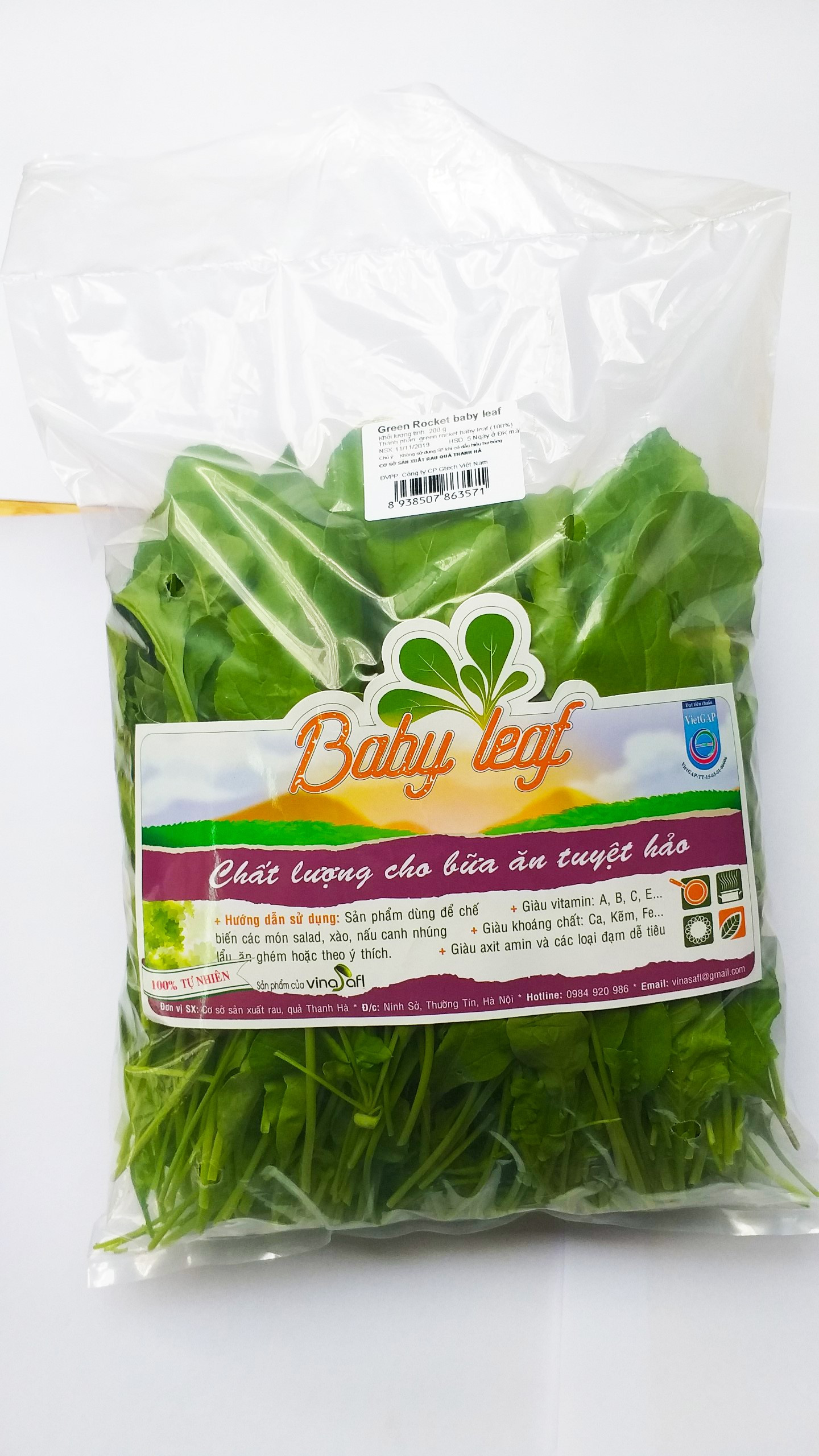 Rau thơm Green Rocket babyleaf 200g