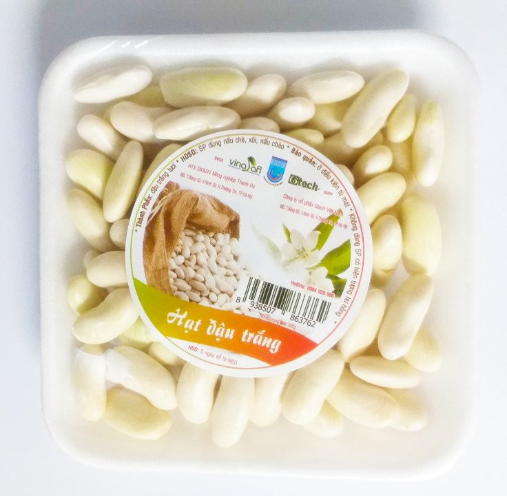 Hạt đậu trắng tươi 100g